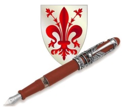 Aurora Special Edition FIRENZE Silver fountain pen - Stilografica